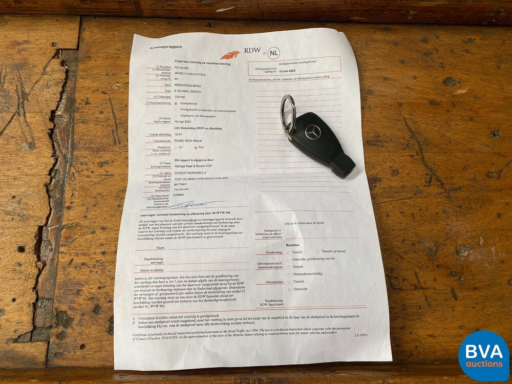 Mercedes-Benz E55 AMG 5.4 V8 E-Klasse 476 PS 2003, 42-LG-GK.