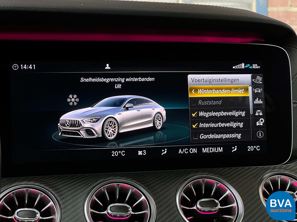 Mercedes-Benz AMG GT63s 4-door 4matic+ coupé 639pk 2019 TRACK-PACE GT 63s.