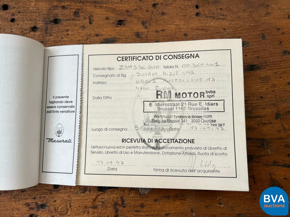 Maserati Ghibli 2 2.8 V6 284 PS 1997 Handbuch, XX-578-X.