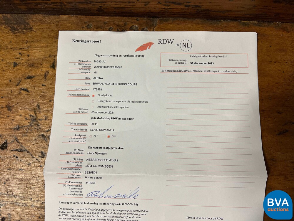 Alpina B4 BiTurbo Coupé 409pk 2015, N-293-JV.