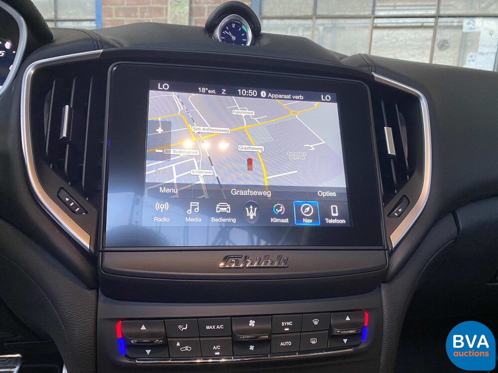 Maserati Ghibli 3.0 V6 S Q4 GranLusso 430PS 2018 -Org. NL-, RK-802-X.