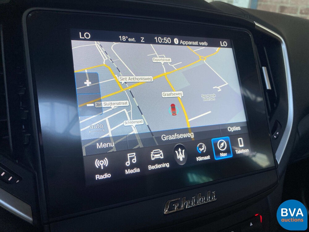 Maserati Ghibli 3.0 V6 S Q4 GranLusso 430PS 2018 -Org. NL-, RK-802-X.