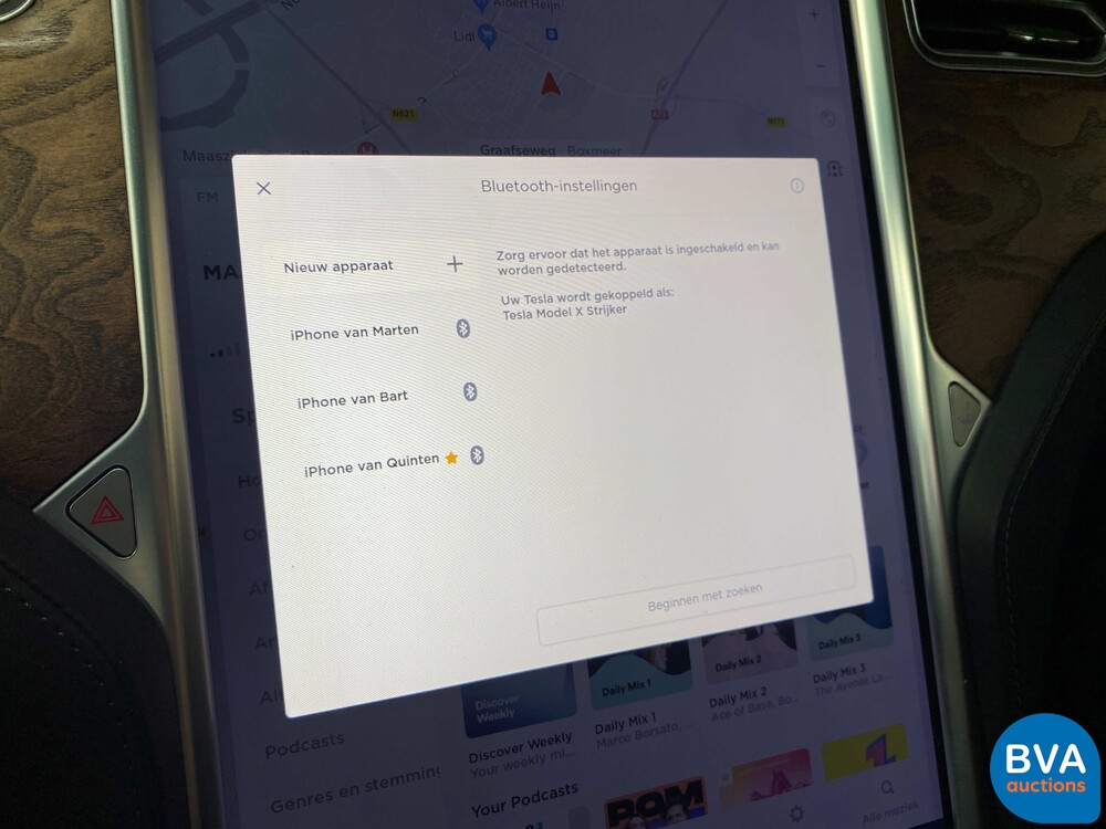 Tesla Model X 75D Base 6-Personen 333 PS 2016 - Org. NL-, ND-695-V.