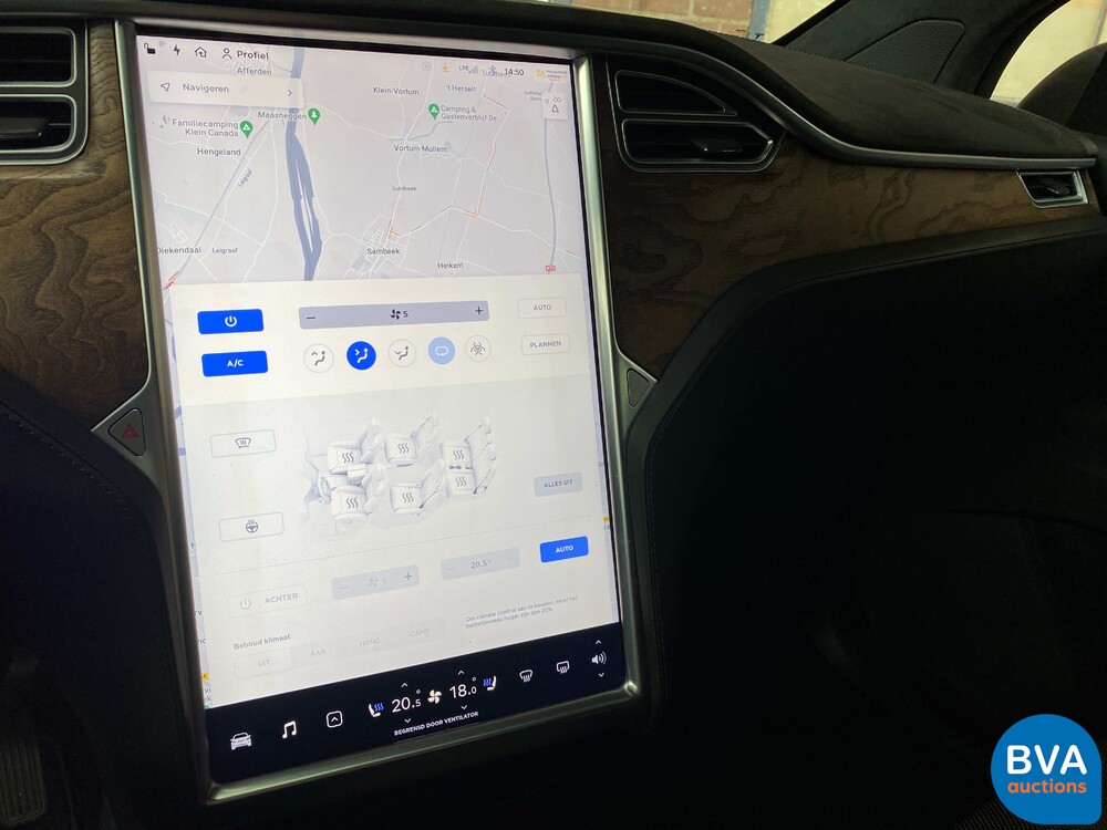 Tesla Model X 75D Base 6-Personen 333 PS 2016 - Org. NL-, ND-695-V.