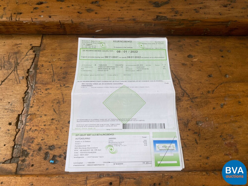 Mercedes-Benz SL400 Roadster 2015, N-518-LV.