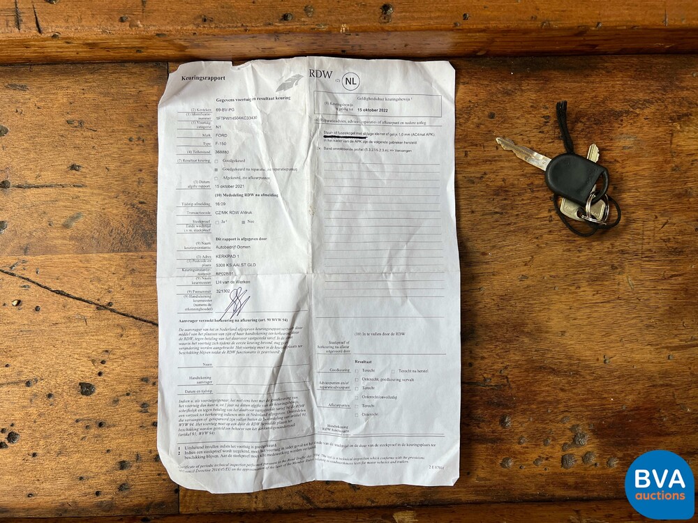 Ford F150 5.4 V8 Triton LPG F-150 2004, 69-BV-PG.