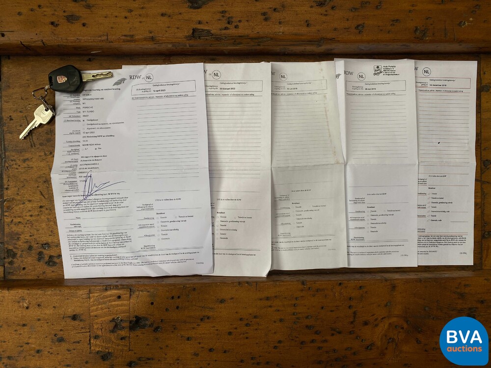 Porsche 911 Turbo 3.6 Coupé 420 PS org.NL 996 MKII 2000, HP-636-V.