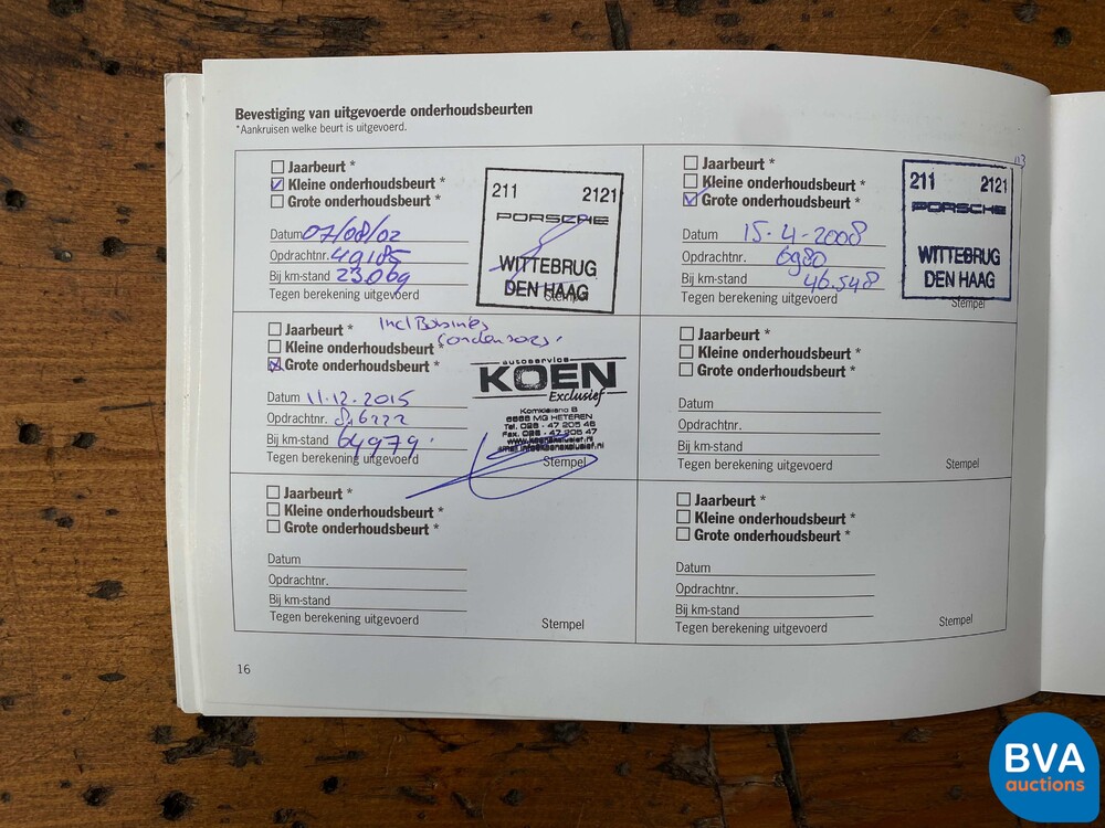 Porsche 911 Turbo 3.6 Coupé 420 PS org.NL 996 MKII 2000, HP-636-V.