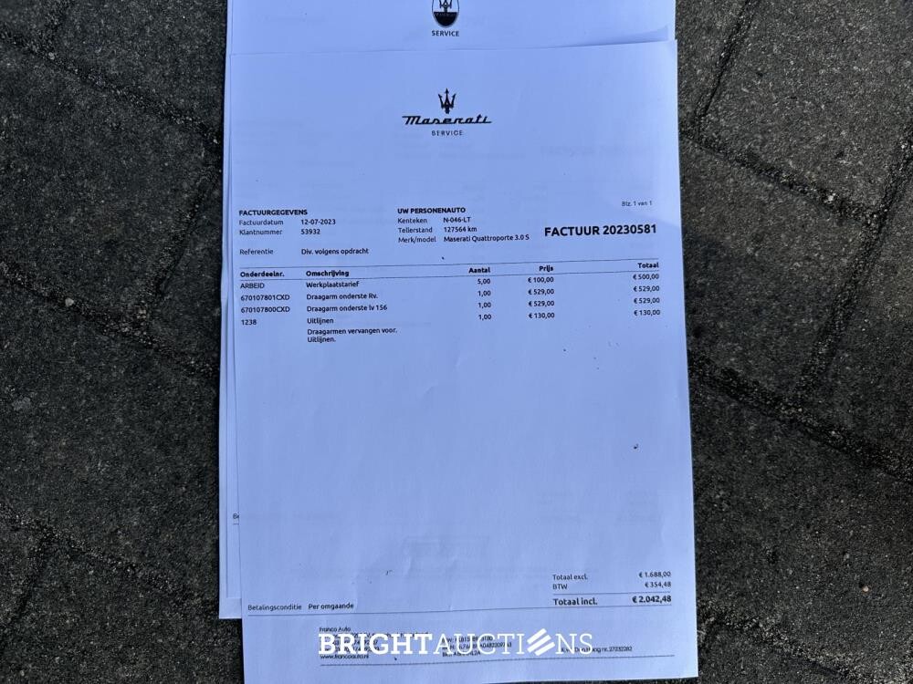 Maserati Quattroporte 3.0 V6 S Q4 411pk 2015, N-046-LT
