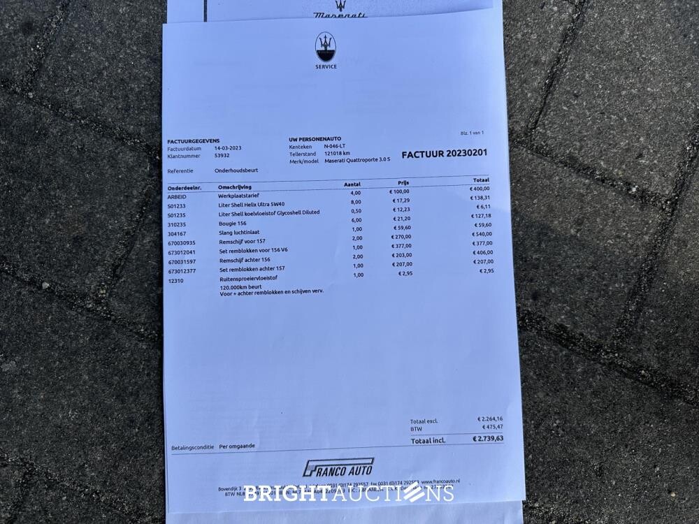 Maserati Quattroporte 3.0 V6 S Q4 411pk 2015, N-046-LT
