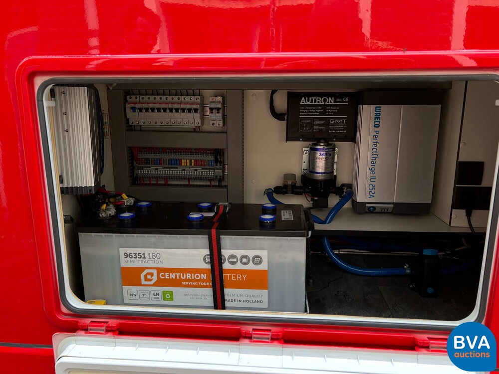 MAN TGL Vrachtauto Camper Kampeerauto Racing Transport + Trailer, 2-SVT-99