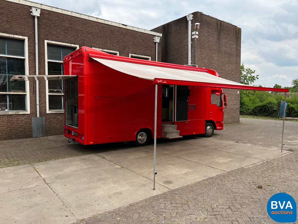 MAN TGL Vrachtauto Camper Kampeerauto Racing Transport + Trailer, 2-SVT-99