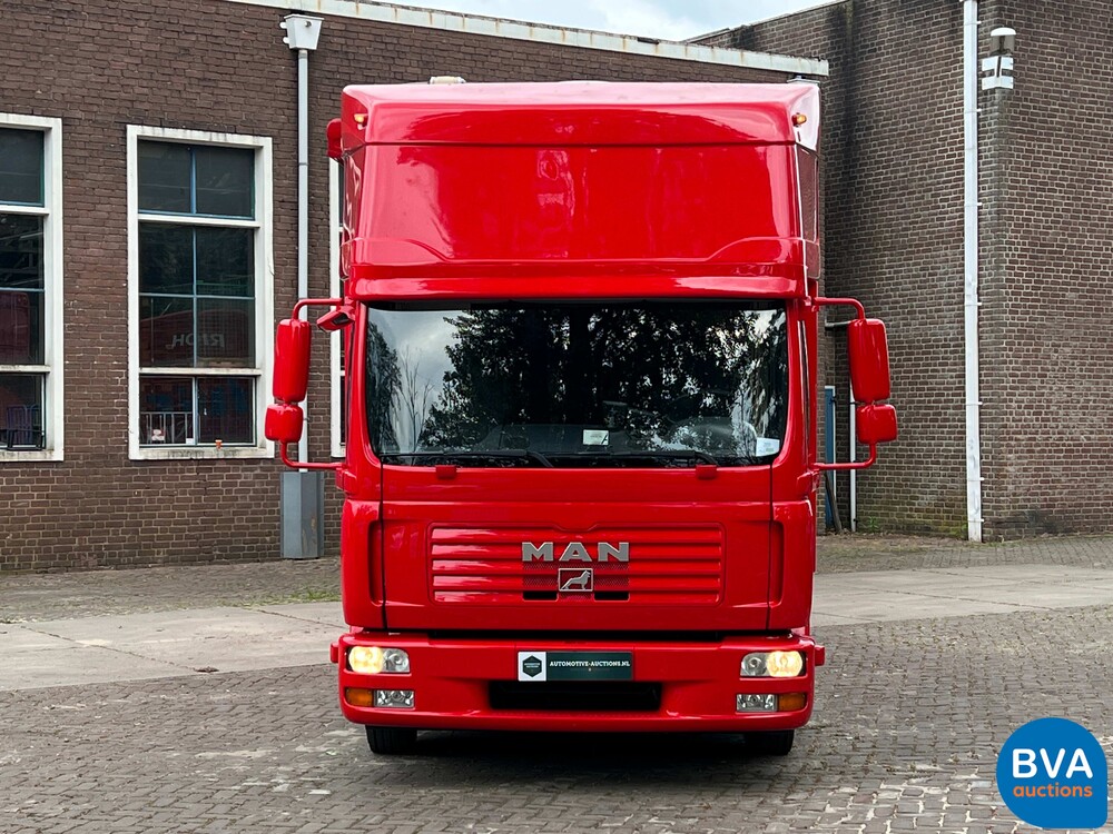 MAN TGL Vrachtauto Camper Kampeerauto Racing Transport + Trailer, 2-SVT-99