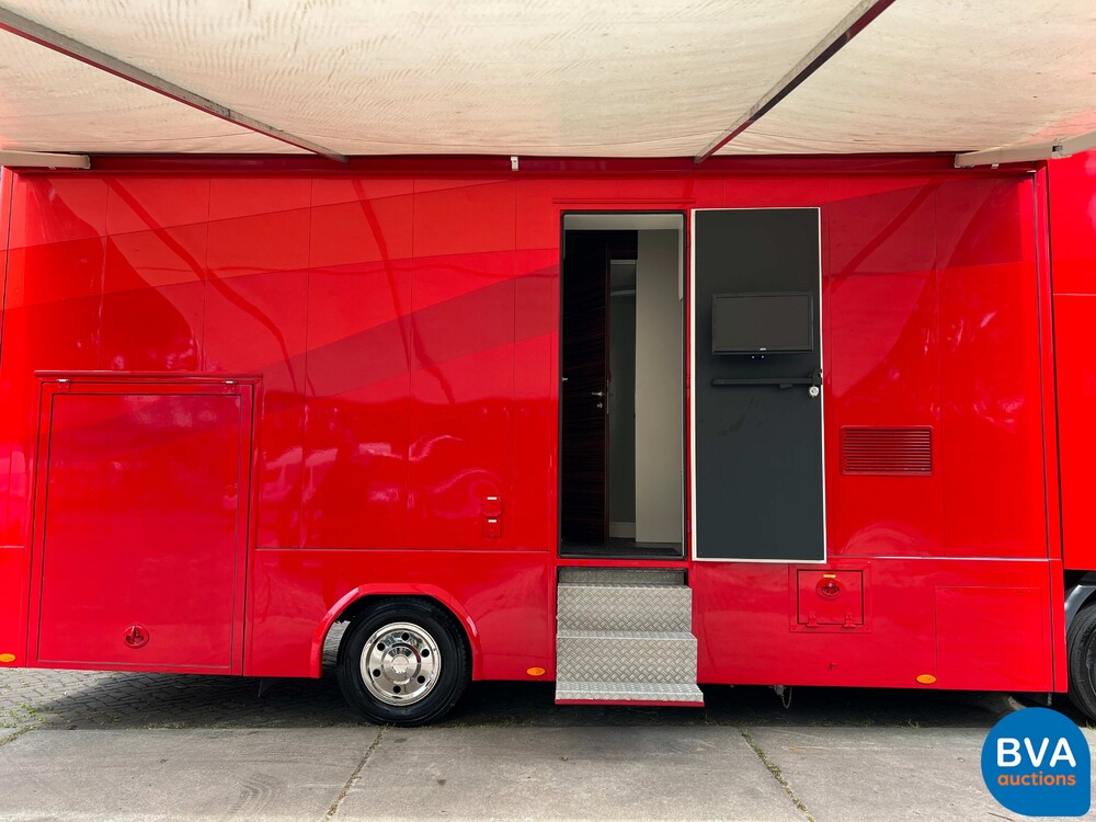 MAN TGL Vrachtauto Camper Kampeerauto Racing Transport + Trailer, 2-SVT-99