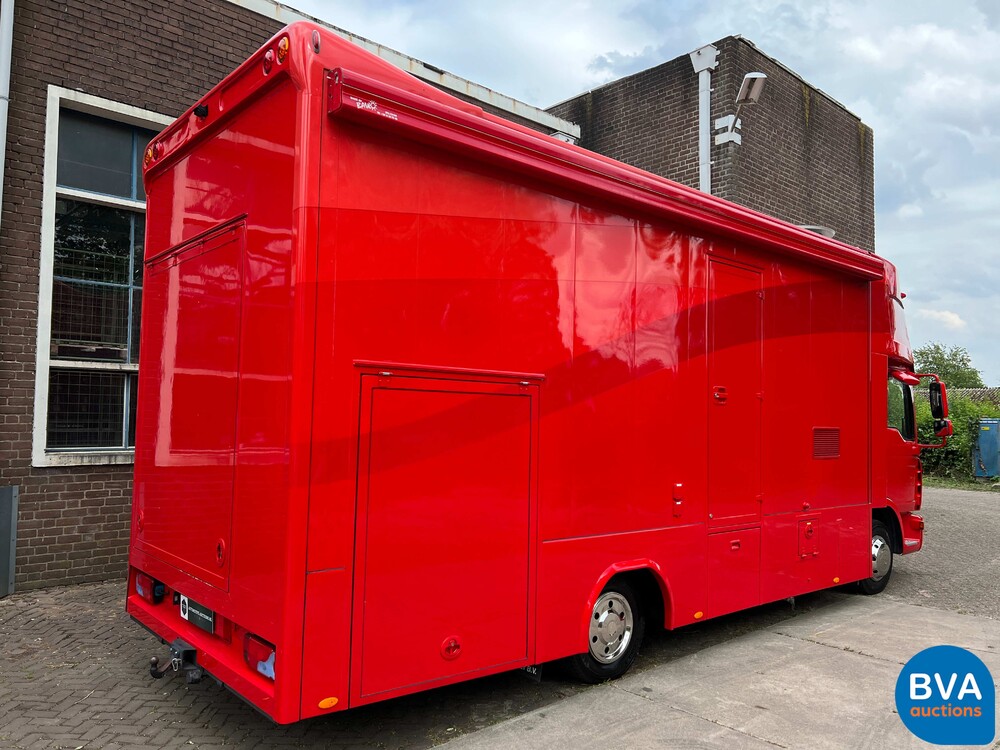 MAN TGL Vrachtauto Camper Kampeerauto Racing Transport + Trailer, 2-SVT-99