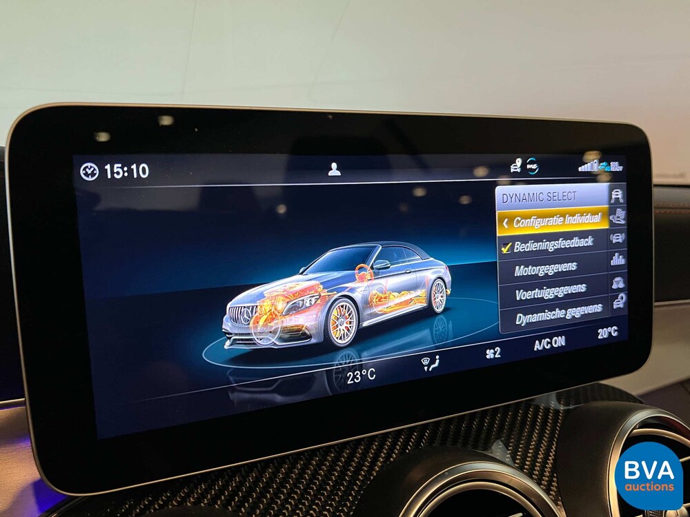 Mercedes Benz C63s AMG 4.0 V8 Cabriolet C-Klasse 510PS 2020 FACELIFT, K-129-DL.