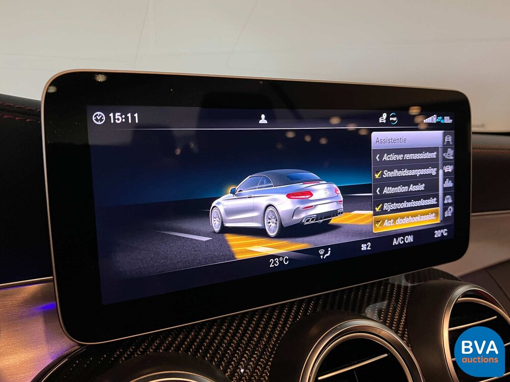 Mercedes Benz C63s AMG 4.0 V8 Cabriolet C-Klasse 510PS 2020 FACELIFT, K-129-DL.