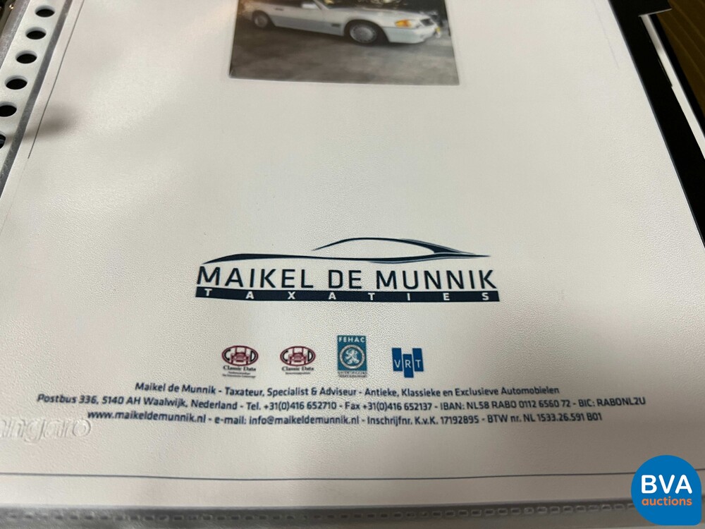 Mercedes-Benz SL500 Roadster 5.0L V8 Cabriolet 326pk 1991