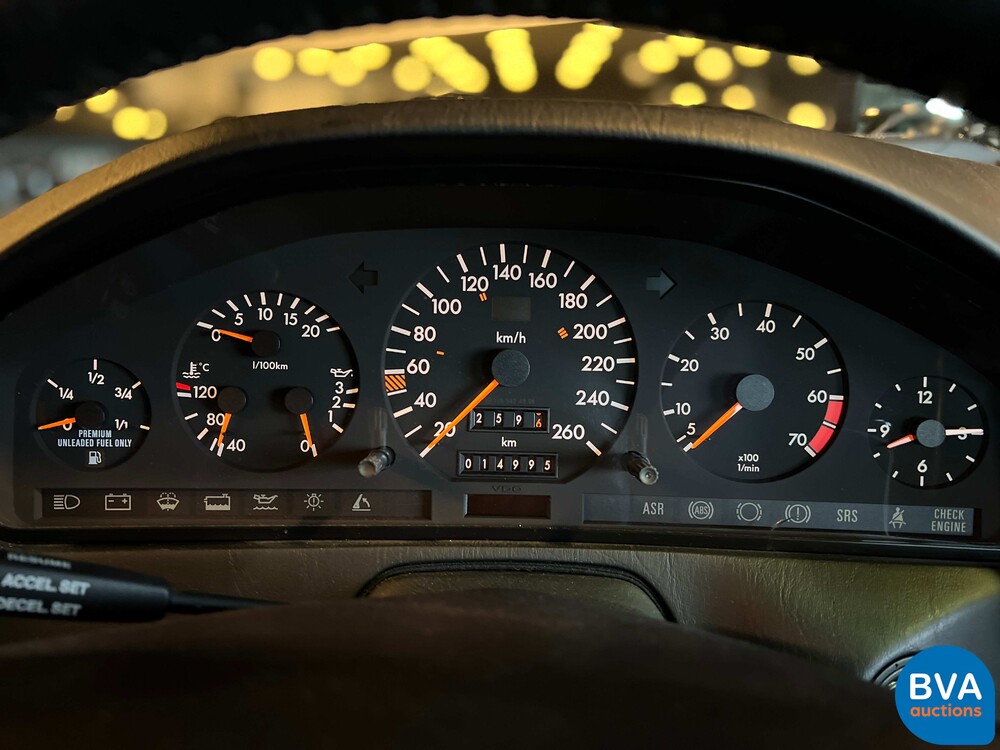 Mercedes-Benz SL500 Roadster 5.0L V8 Cabriolet 326pk 1991