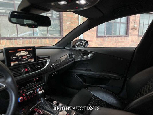 Audi RS7 Sportback 4.0 TFSI V8 Quattro (CARBON) Pro Line Plus 560pk 2014, L-401-XJ