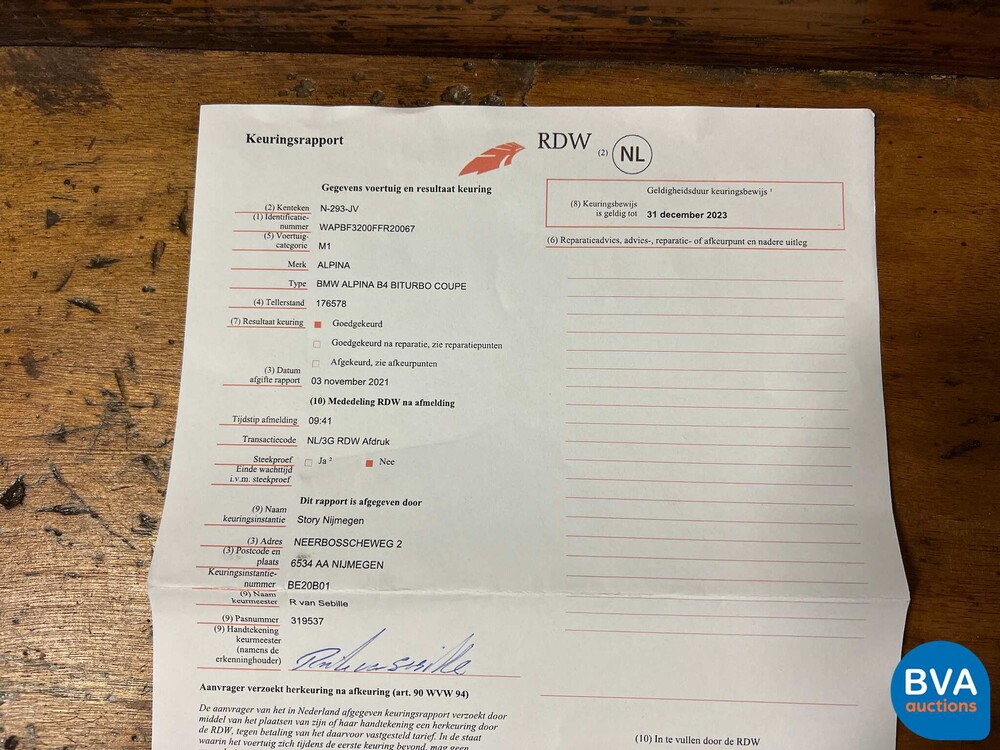 Alpina B4 BiTurbo Coupé 409pk 2015, N-293-JV.