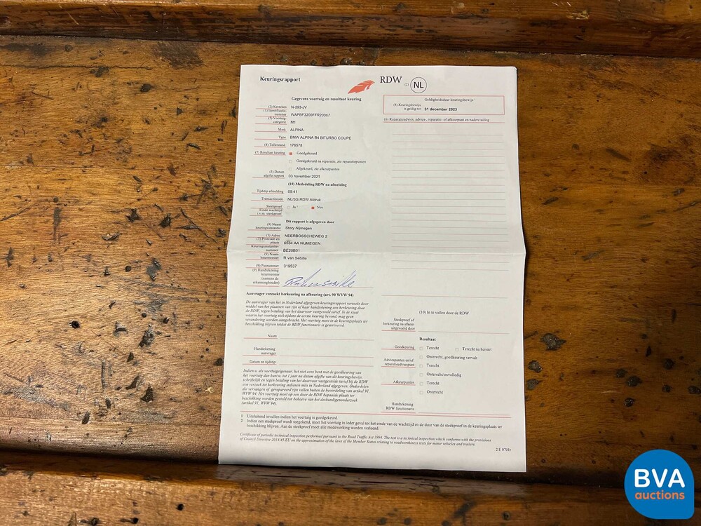 Alpina B4 BiTurbo Coupé 409pk 2015, N-293-JV.