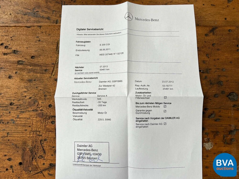 Mercedes-Benz E200 Cabriolet 184 PS E-Klasse 2011, 60-ZDJ-7.