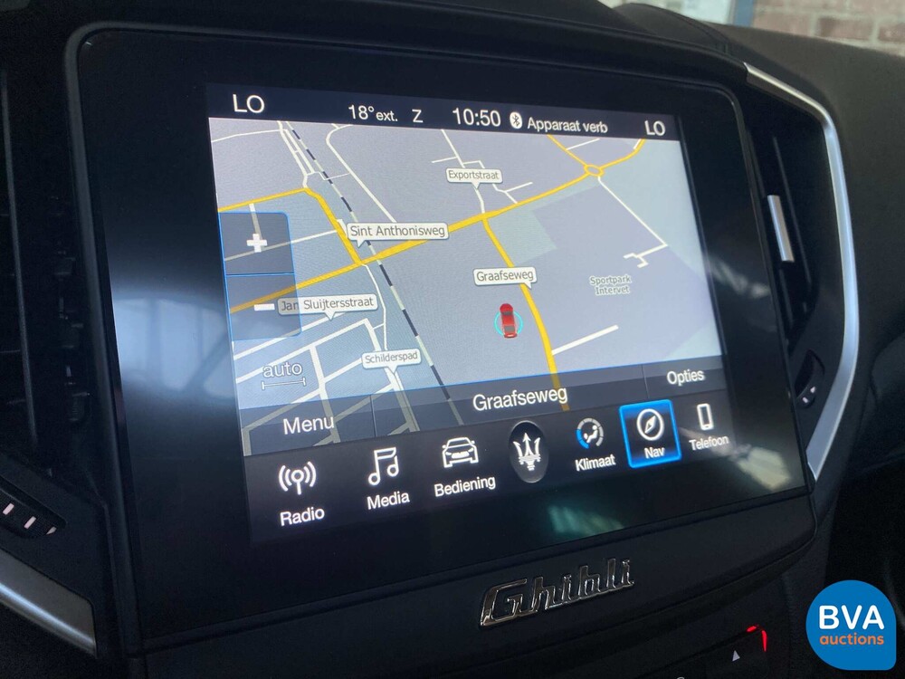 Maserati Ghibli 3.0 V6 S Q4 GranLusso 430PS 2018 -Org. NL-, RK-802-X.