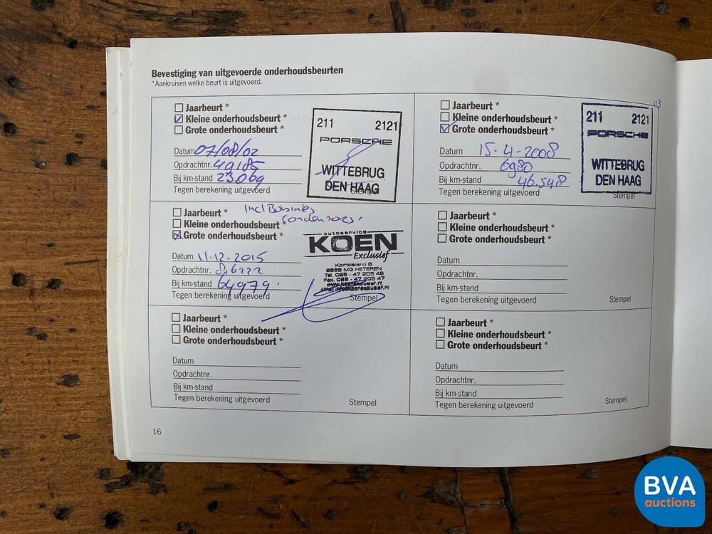 Porsche 911 Turbo 3.6 Coupé 420 PS org.NL 996 MKII 2000, HP-636-V.