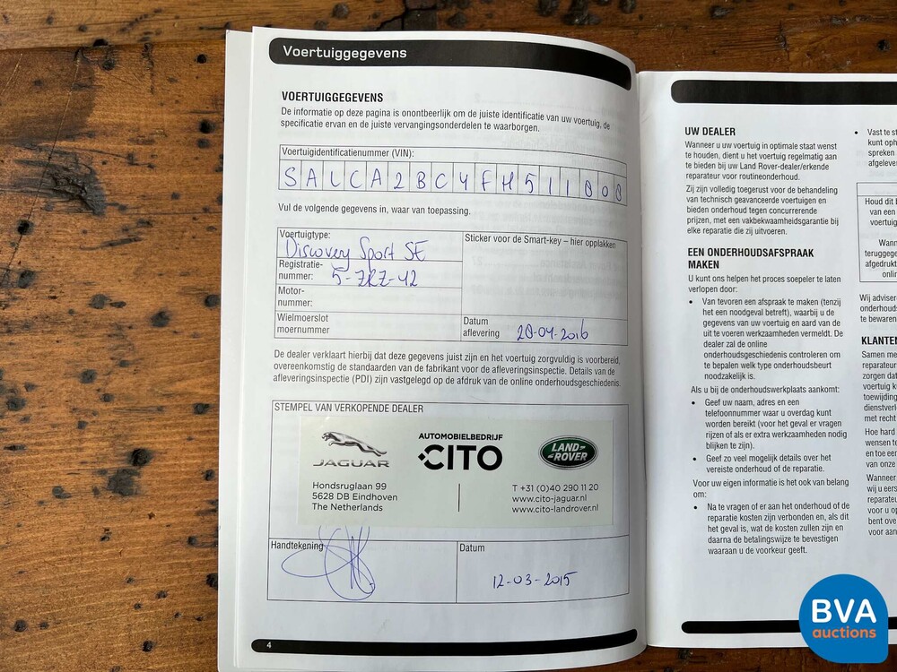 Landrover Discovery Sport 2.2 TD4 4WD SE 150PS 2015 -Org.NL-, 5-ZRZ-42.
