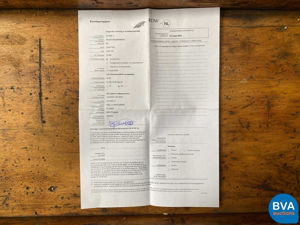 Audi R8 4.2 V8 FSI Quatrro 420 PS 2008, 32-RBK-1.