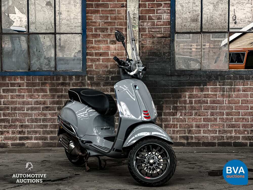 Vespa Sprint Snorscooter 4T Nardo grau 2018, DRJ-93-T.