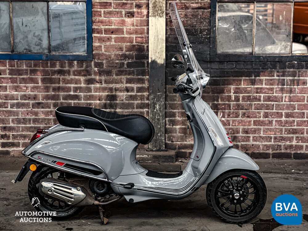 Vespa Sprint Snorscooter 4T Nardo grau 2018, DRJ-93-T.