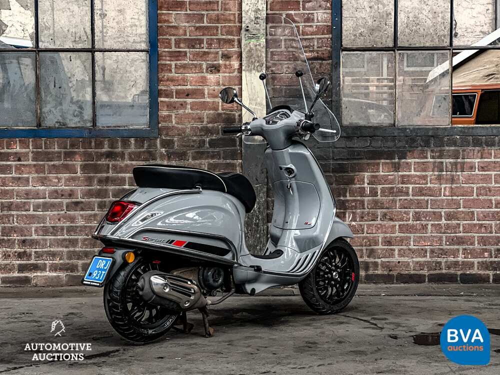 Vespa Sprint Snorscooter 4T Nardo grau 2018, DRJ-93-T.