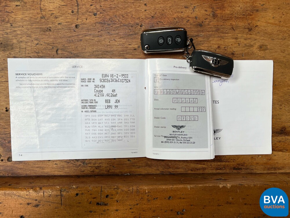 Bentley Continental 6.0 W12 560PS 2006 -Org. NL-, 71-SN-FG.