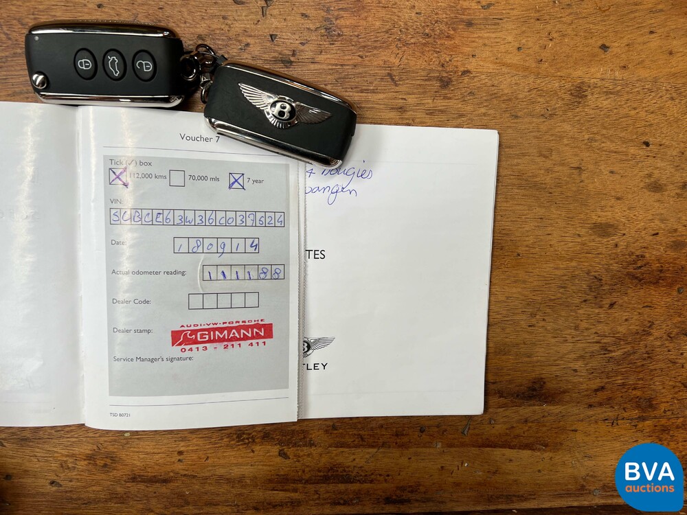 Bentley Continental 6.0 W12 560PS 2006 -Org. NL-, 71-SN-FG.