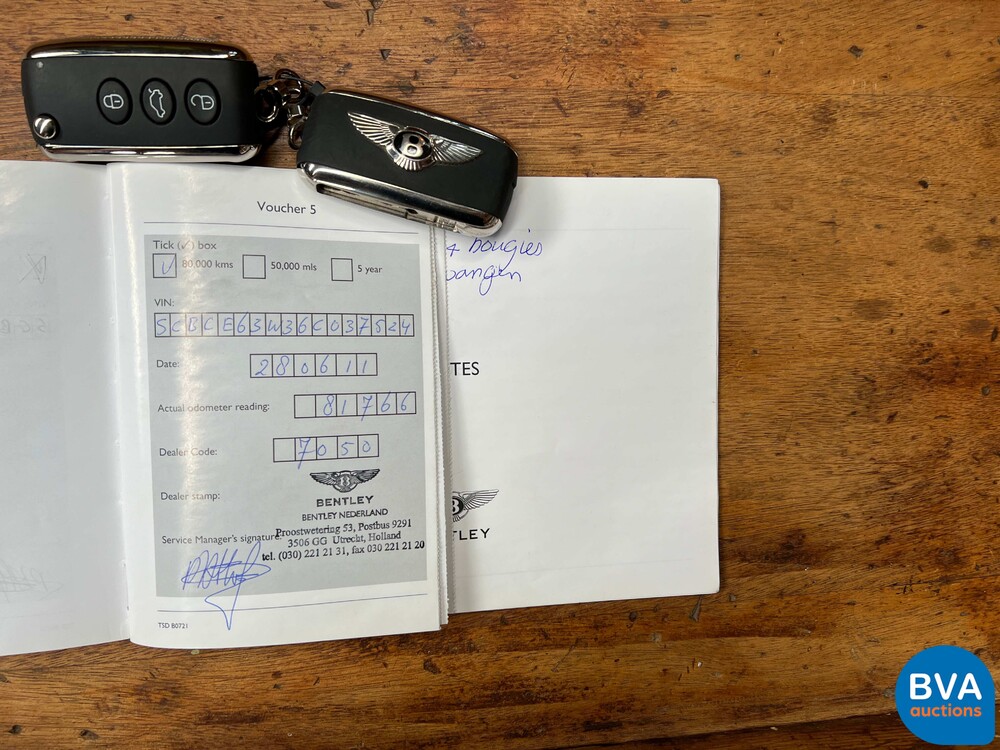 Bentley Continental 6.0 W12 560PS 2006 -Org. NL-, 71-SN-FG.