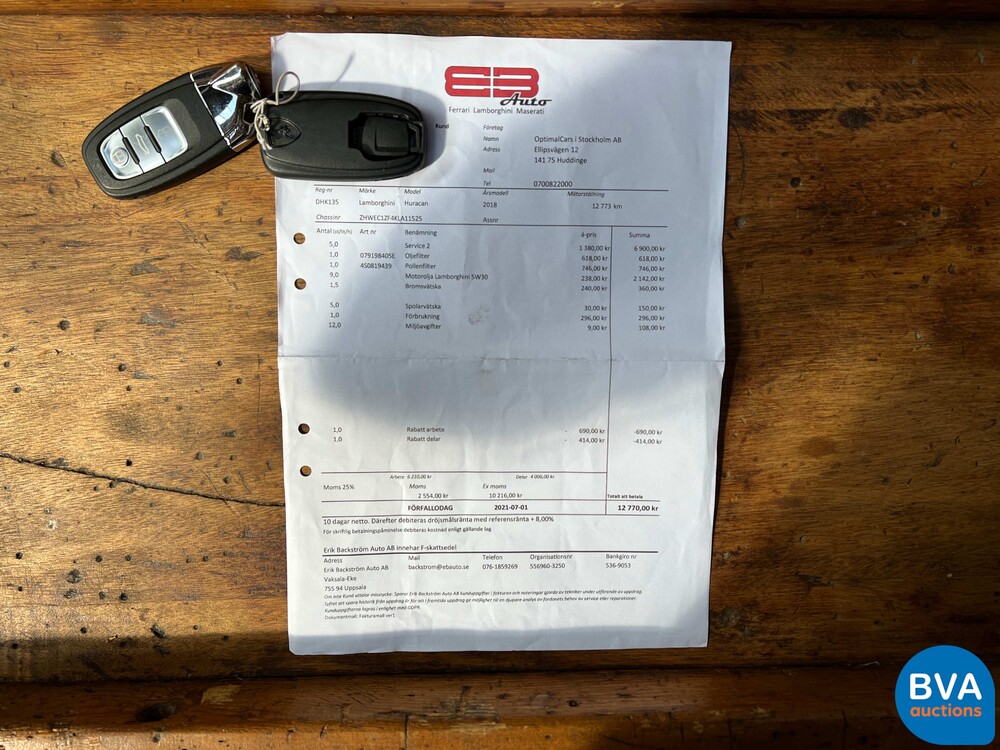 Lamborghini Huracan LP610-4 610PS 2019.