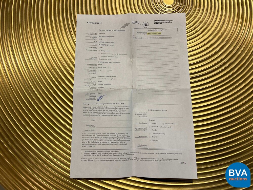 Land Rover Range Rover Sport 3.0 SDV6 Autobiography 292pk 2013, HB-794-P