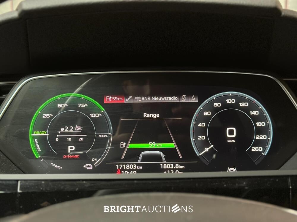 Audi E-tron Sportback 50 quattro edition 71 kWh 313pk 2020 (Origineel-NL), K-130-HS
