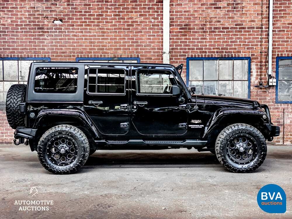 Jeep Wrangler Unlimited 3.6 V6 Sahara 284pk 2012, K-556-RT
