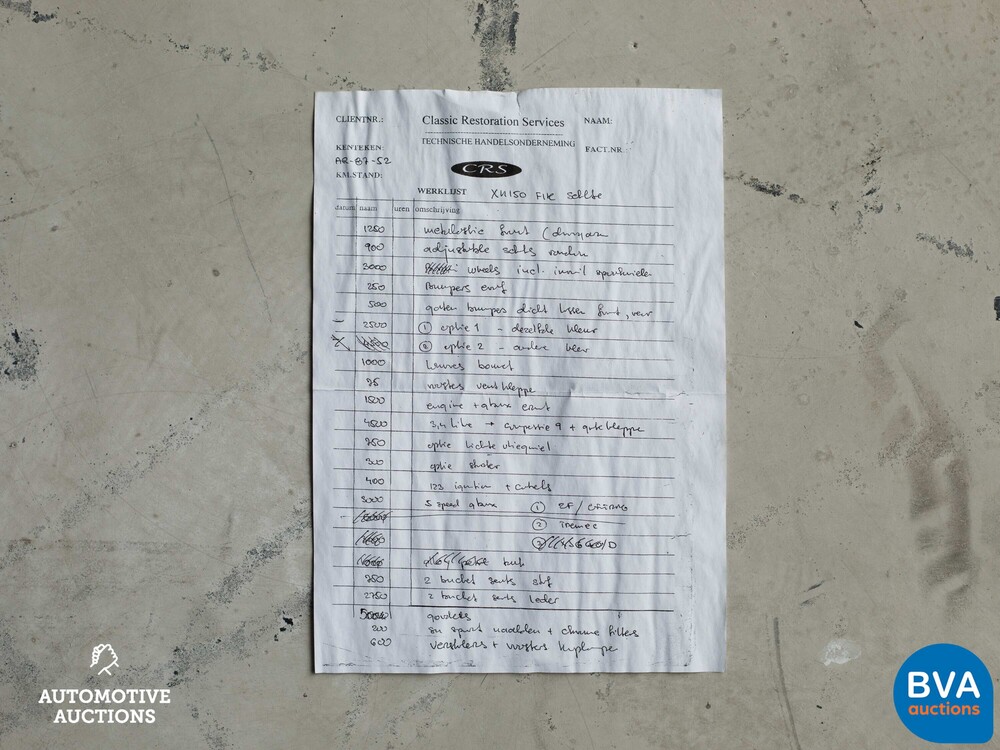 Jaguar XK150 Fixed Head Coupé 1957, AR-87-52