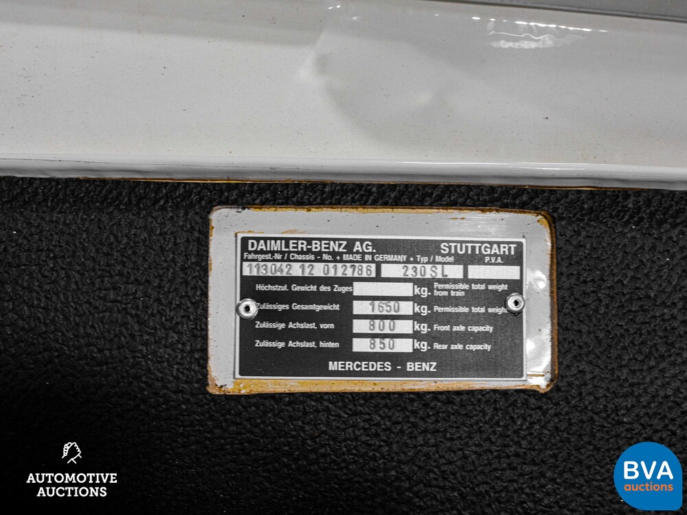 Mercedes-Benz 230 SL Pagode 170pk Cabriolet 1965, PM-29-17