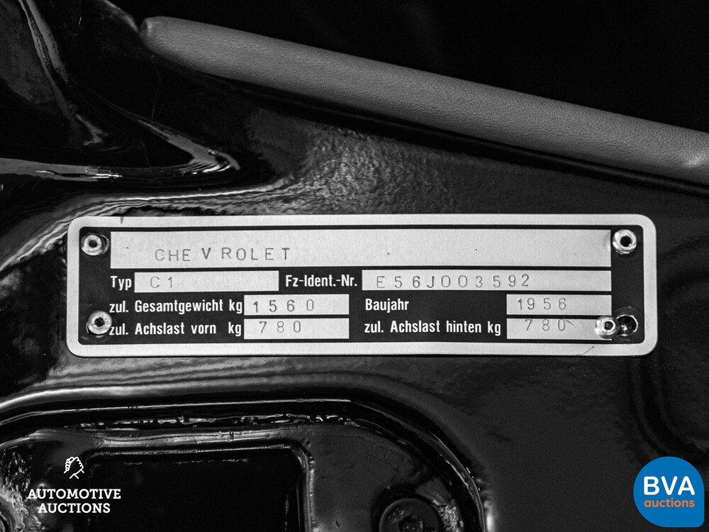 Chevrolet Corvette C1 1956, AR-85-92