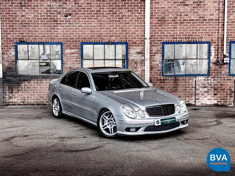 Mercedes-Benz E55 AMG 5.4 V8 E-Klasse 476pk 2003, 42-LG-GK
