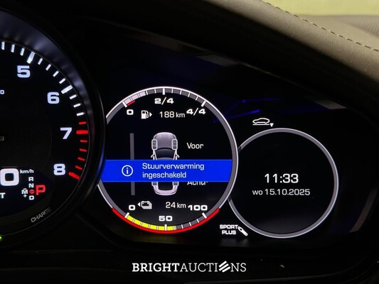 Porsche Panamera 4S E-Hybrid 2.9 V6 FACELIFT 560pk 2020 Sport-Chrono (Origineel-NL + 1e Eigenaar), K-734-BH