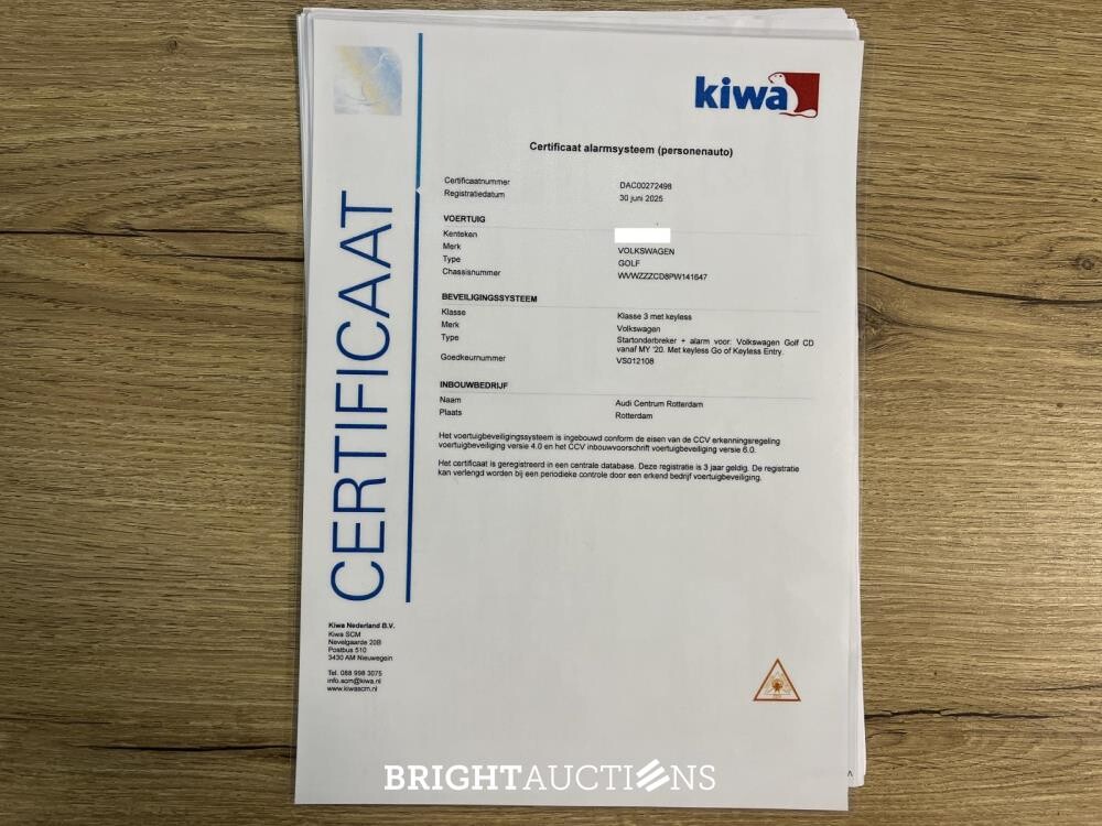 Volkswagen Golf VIII R 4Motion 20th Annniversary -AKRAPOVIC- 2.0 TSI 333pk 2023 LIMITED (Golf 8), NL-KENTEKEN