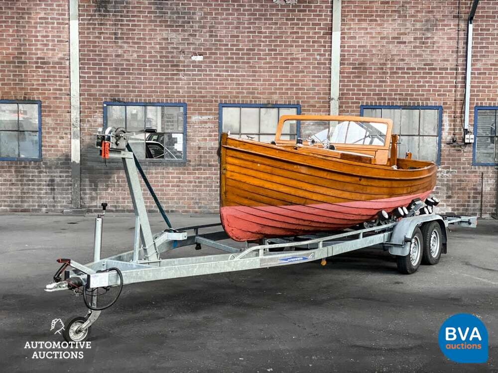 Notarboot/Autoboot Teakholz Vetus 1920.