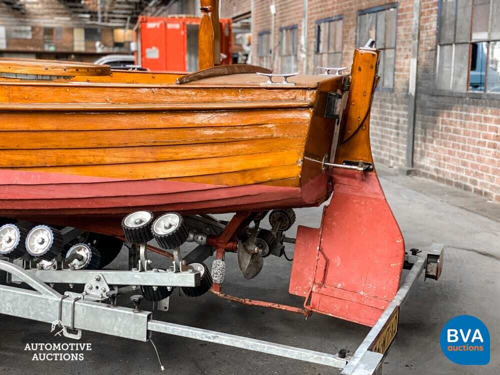 Notarboot/Autoboot Teakholz Vetus 1920.