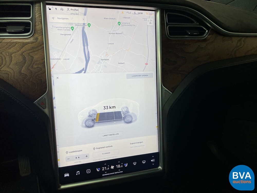 Tesla Model X 75D Base 6-Personen 333 PS 2016 - Org. NL-, ND-695-V.